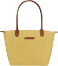 Waterproof Nylon Tote Bag for Women, Lightweight Daily Handbag with Zipper, Stylish Casual Shoulder Bag
